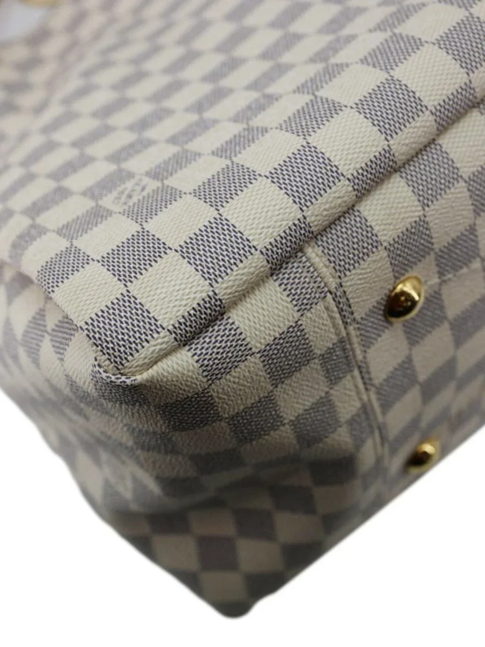 Louis Vuitton Artsy MM Damier Azur Hobo Bag White